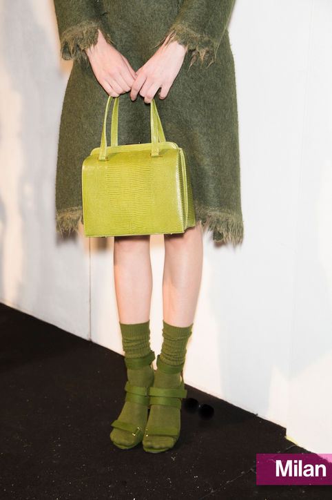 Zelená kabelka, trendy barva na podzim 2014