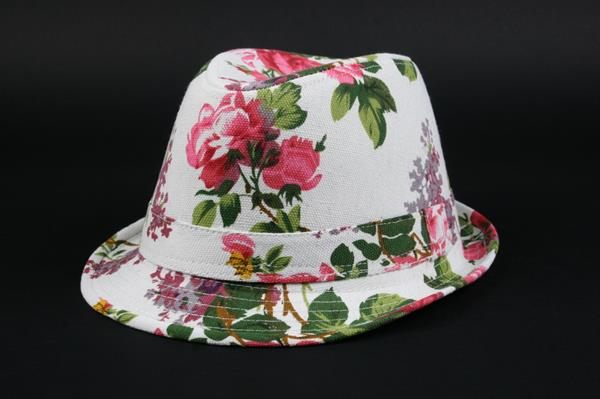 Květinový klobouk na jaro