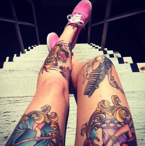 Tetování na nohou