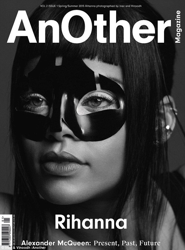 Titulní strana AnOther Rihanna
