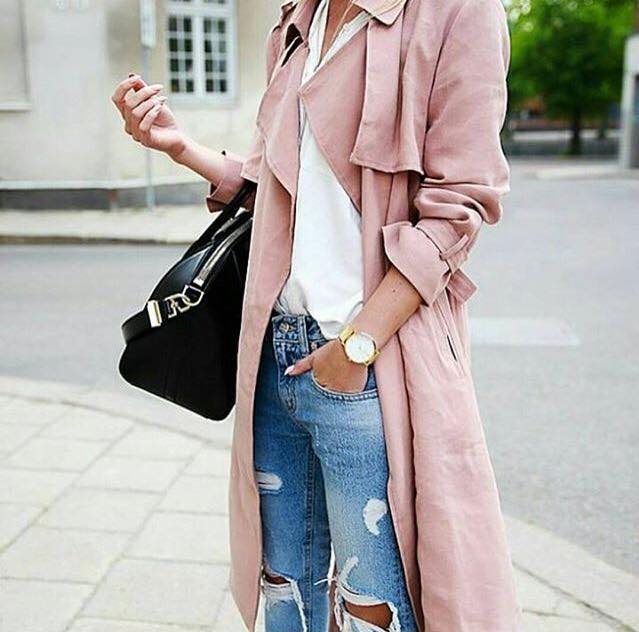 růžový kabátek