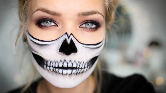 halloweenský make-up